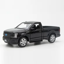 Точная имитация эксклюзивный Diecasts& Toy Vehicle: RMZ city автостайлинг Ford F150 Raptor Pickup Trucks 1:36 сплав внедорожник, отлитый под давлением модель