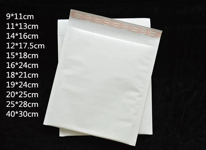 

50pcs Large White bubble bag paper envelope padded bubble courier bubble bag,bubble mailer shipping envelope bags