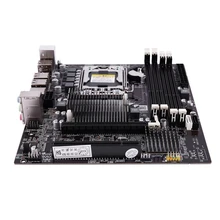 X58f lga1366 데스크탑 컴퓨터 메인 보드 sata 3.0/2.0 usb 2.0 ddr3 1600 64g 2 채널 마더 보드 인텔 용(China)