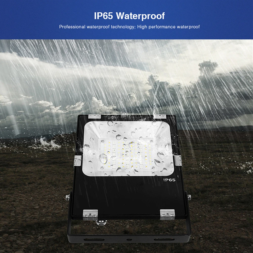 US $75.28 30W Smart Flood Light App Phone Control Floodlight AC 86265V Waterproof IP65 RGBCCT LED Street Spotlight Landscape Garden Lamp