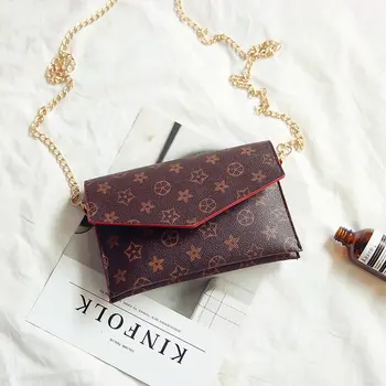 

2020 ladies shoulder bag Pattern square bag Premium PU Small and portable Female shoulder bag handbag Fashionable Five options