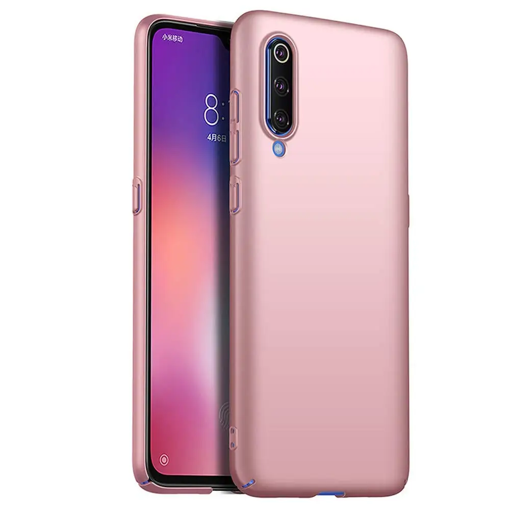 Противоударный матовый чехол из поликарбоната для Xiaomi Mi 9 9T CC9 CC9e 8 SE A1 A2 Lite A3 RedMi K20 Note 7 Pro 7A ультра тонкий Покрытие чехол - Цвет: RoseGold