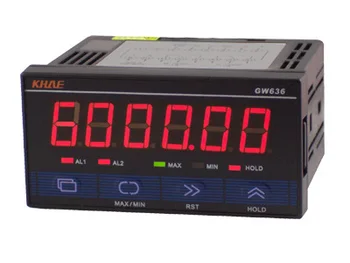 

GW636 Pulse Meter / Counter / Tachometer / RS232 Communication MODBUS Protocol / Power Source 24V AC / DC