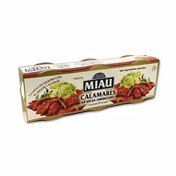 

Miau Calamares en Salsa Americana - (3 Unidades) - 234g