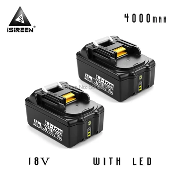 

4000mAh Lithium Ion Rechargeable Battery BL1840 Replacement for Makita 18V BL1830 BL1815 194230-4 LXT400 Power Tool Battery Pack