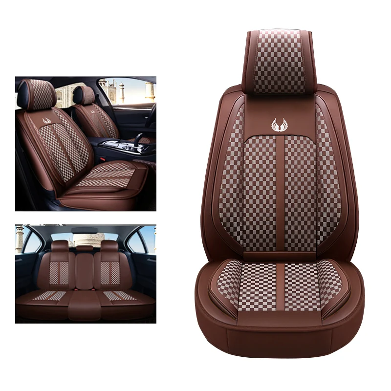 Brown Сиденья для Porsche Cayenne, Macan, mitsubishi, Proton Persona Seat Altea XL Арона Ateca Ibiza 6j 6l 2013 - Название цвета: Brown