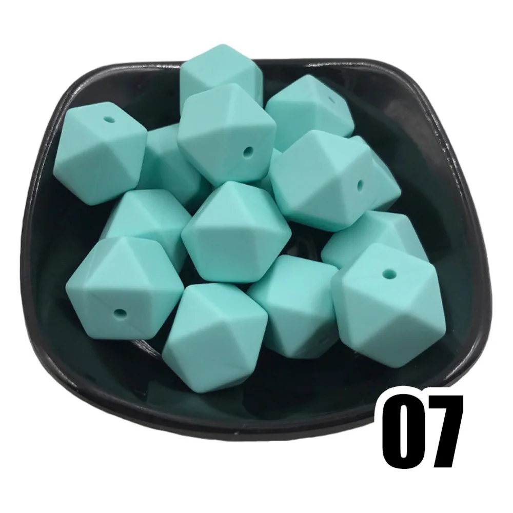 5/10 шт. 14 мм круглые силиконовые бусы Детские Прорезыватель для зубов eco-содружественный BPA бесплатно ребенка при прорезывании зубов, соски с цепочкой для младенцев, бусины Товары для детей