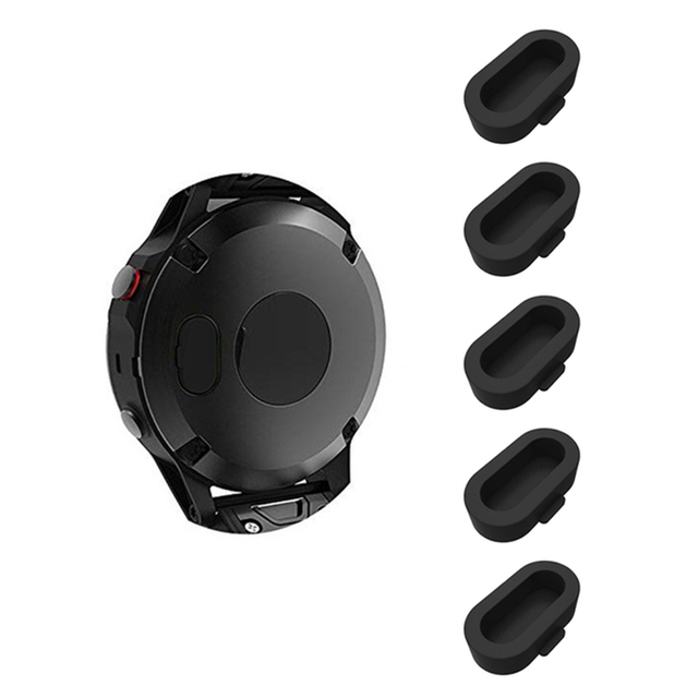 Plug Cover Cap For Garmin Venu Vivoactive 4 4S 945 245M Silicone Dustproof Plug Case For Fenix 5 5S 5X Plus 6 6S 6X Pro