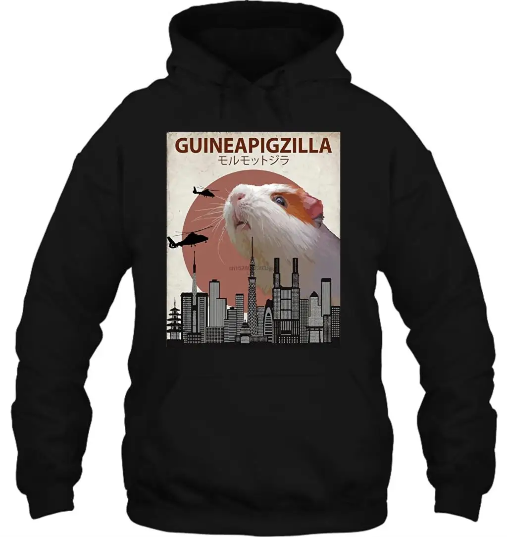 Мужская толстовка Guineapigzilla, забавная морская свинка, подарок, Повседневная брендовая одежда, новейшая мода, аниме, женская уличная одежда