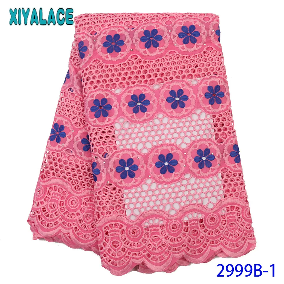 Ярко синий цвет модель 2019 швейцарская вуаль кружево в Швейцарии Новый шнур