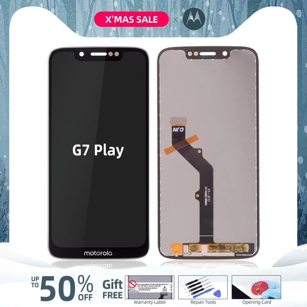 5,7 '' дисплей для Motorola Moto G7 Play ЖК-дисплей сенсорный экран дигитайзер черный