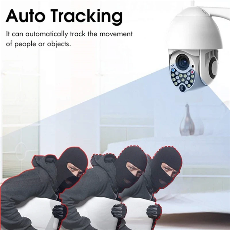 HD 1080P IP Camera Wifi Wireless Security Camera 17 LEDs Night Vision Pan Tilt Two Way Talk Cloud Storage Outdoor Monitor