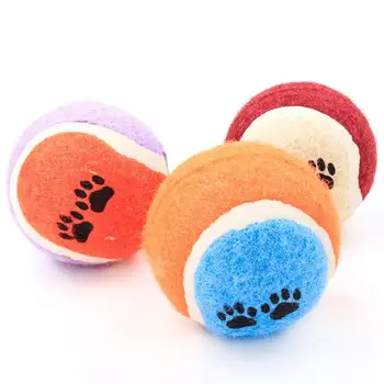 

Dog Tennis Ball Chewing Bite Play Toys Molar Training Products Pet Supplies 2020