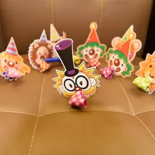 Рот свисток прыгающий церковь детская игрушка флейта объем День Рождения Вечеринка Рог выдув добавить в веселый день рождения труба мультфильм W