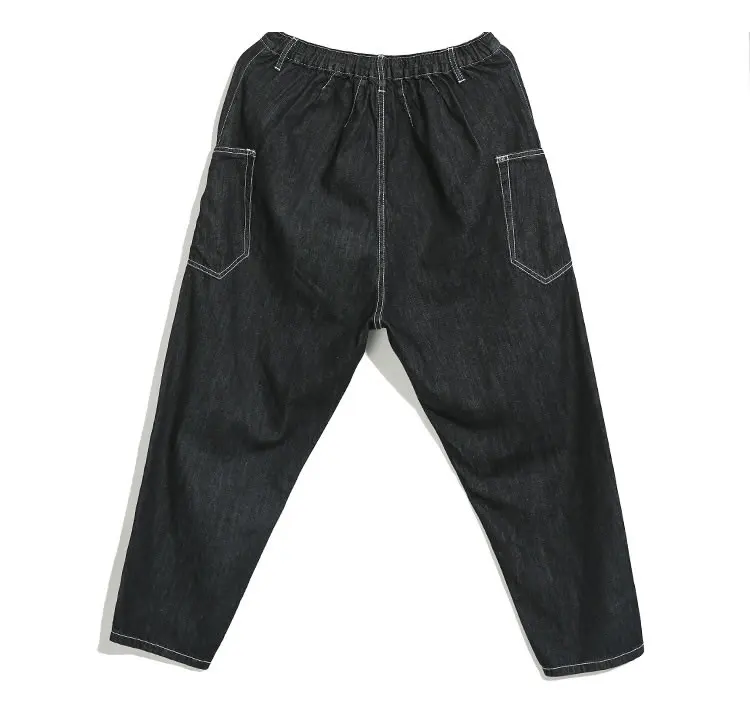 HG Europe Tide Brand Autumn Ripped Jeans for Women Hip Hop Loose Plus Size Harem Pants Fashion Streetwear Pants Women XJ1907