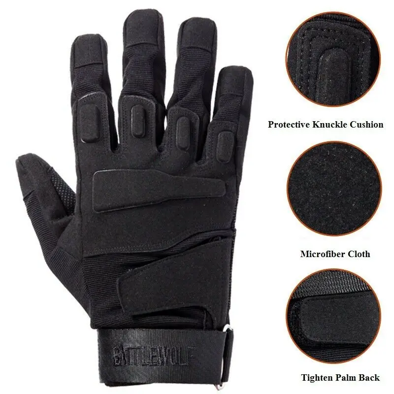 

New men's and women's full finger gloves riding tactical training gloves breathable wear-resistant gloves outdoor sports gloves