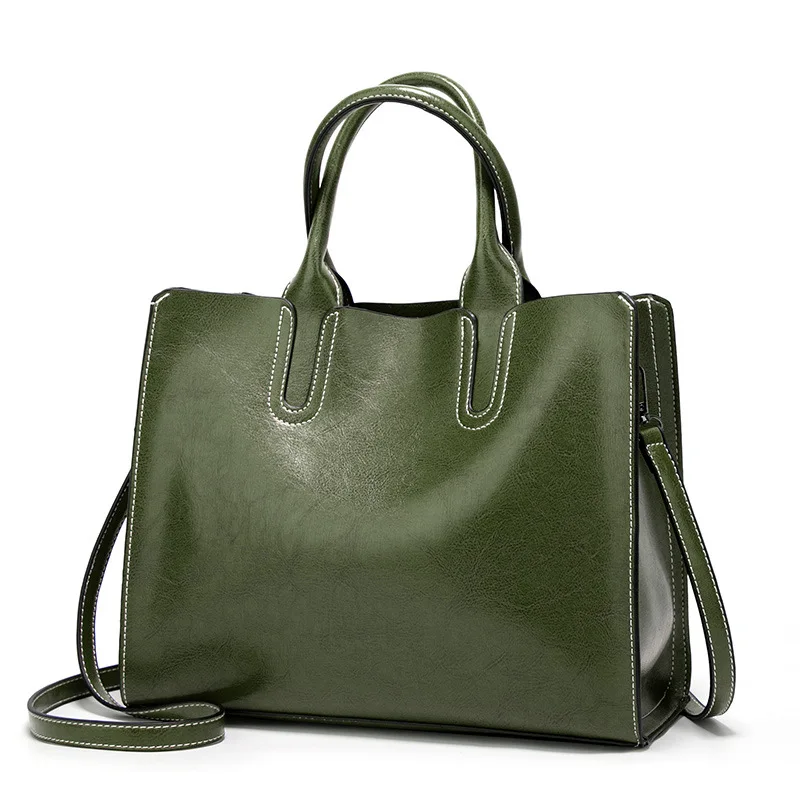 U Style green Wilicosh сумки с верхней ручкой, модная сумка для Для женщин из искусственной кожи сумки на плечо класса люкс Сумки Для женщин сумки дизайнерские сумки через плечо DF0013 - Цвет: U Style green