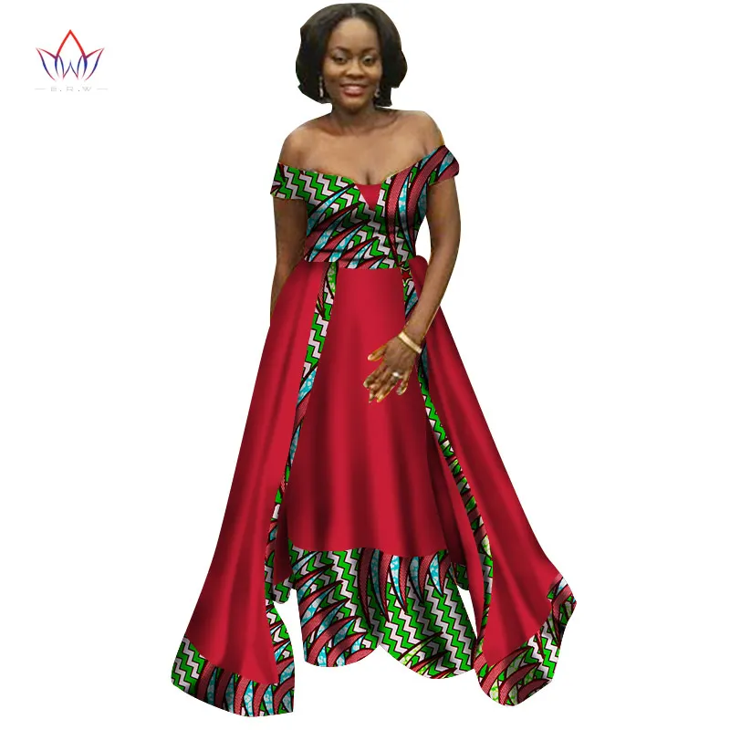 Африканские платья для женщин новые Африканские Восковые Дашики африканские рождественские платья для женщин длинное богемное платье размера плюс WY2369 - Цвет: 3
