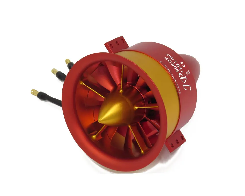 JP 90 EDF Plane Metal Ducted Fan CW CCW 4250 KV1750 Motor(6S), KV1080 ...