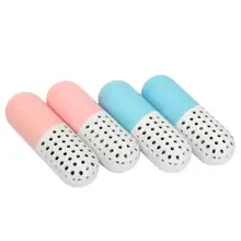 1 пара одежды обувь дезодоранты симпатичная Капсула форма домашняя обувь ящик запах полость для выталкивателя стерилизатор свежая пота поглотитель