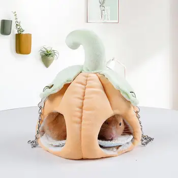 

Hamster Hanging Hammock witer Warm Long Fleece Guinea Pig Bed Hedgehogs Comfortable Pad for Small Animal