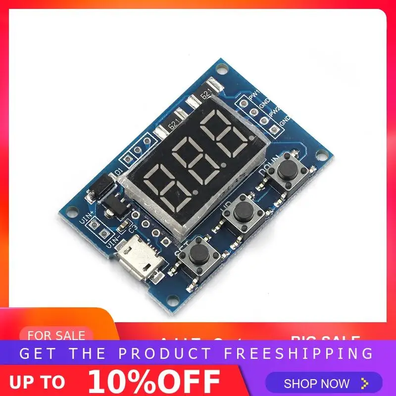 Micro USB DC 2CH Регулируемый pwm генератор сигналов рабочий цикл импульсный Частотный модуль цифровой светодиодный дисплей трубка DC 5 в 12 В 24 В DIY