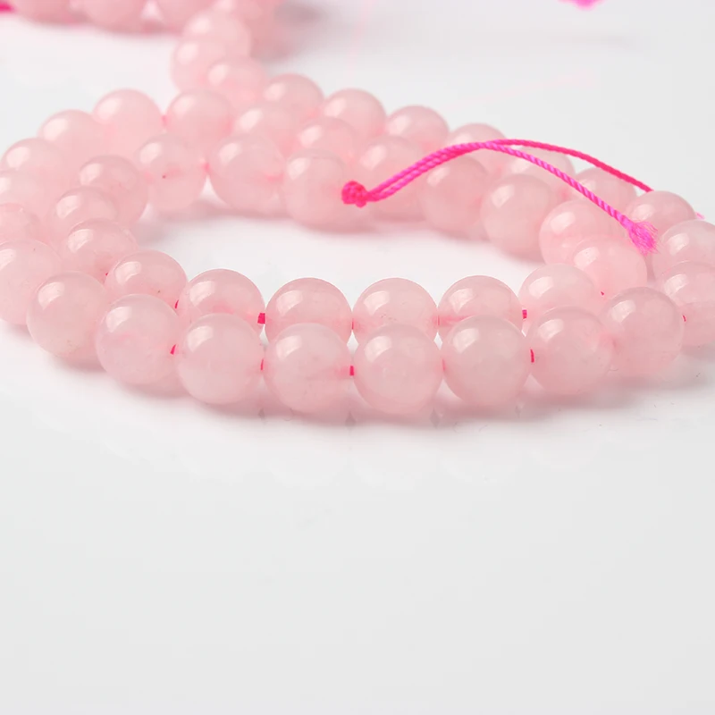 LIngXiang натуральный ювелирный розовый кварцевый кристалл свободные бусины из природных камней подходит для DIY модный браслет ожерелье аксессуары