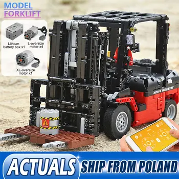 

DHL Technic Motor Car Toys The 3681 Forklift Mk II Set Assembly Kits Toys Kids Christmas Gifts Building Blocks Bricks
