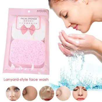 

Cosmetic Wash Pad Blender Cleaning Pad Wash Pad Puff 2pcs/Set PVA Sponge Puff Fiber Puff Soft Comfortable Facial Cleaner