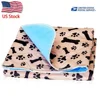 Dropshipping USA Stock Reusable Dog Bed Mats Dog Urine Pad Puppy Pee Fast Absorbing Pad Rug for Pet Training In Car Home Bed 1