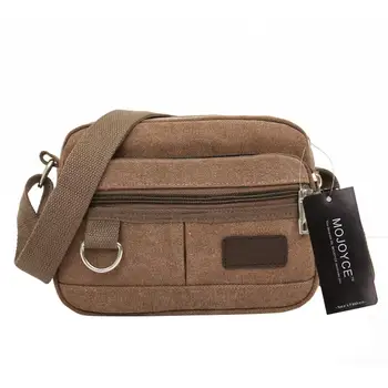 

Men's Bag Casual Canvas Shoulder Bag Fashion Large Capacity Multi-pocket Handbag Messenger Bag Male Bolsa Sac Crossbody Bags