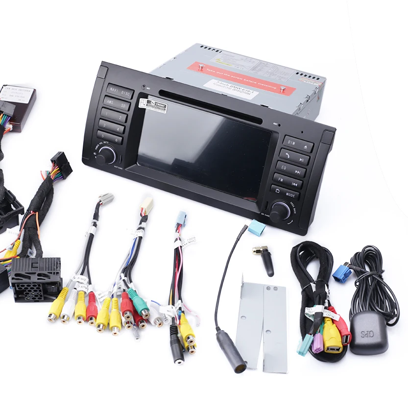 

Car DVD Touch Screen Car Radio 1Din Bluetooth Car Multimedia Player Stereo For BMW 5 Series X5 E53 E39 M5 2002-2007 Wifi Radio