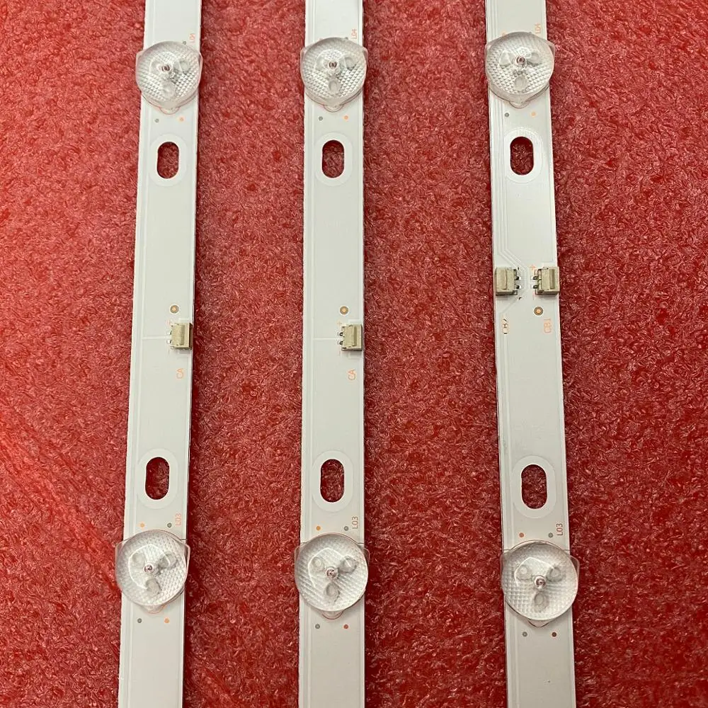 Tira para Js-d-jp43dm-a81ec Milímetros 8led6v Led Backlight Js-d-jp43dm-b82ec 80227 E43dm1000 Mcpcb 3 Pçs - Set 828 - Image 4