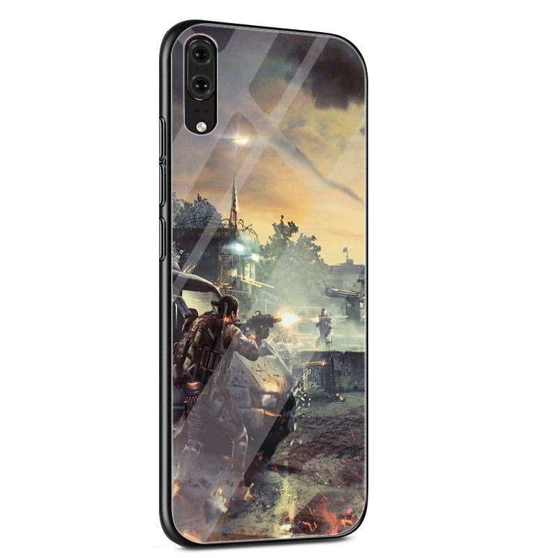 Стеклянный чехол для huawei P30 P20 P10 Y9 Y6 mate 20 Pro Lite P Smart Honor 7A 8X9 10 Крышка подвеска Tom clancys - Цвет: G10