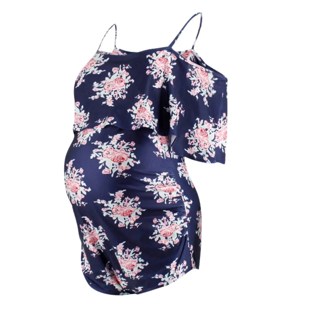 Женская пляжная одежда, женский купальник на подтяжках с цветочным принтом для беременных, Цельный купальник для женщин, Прямая поставка