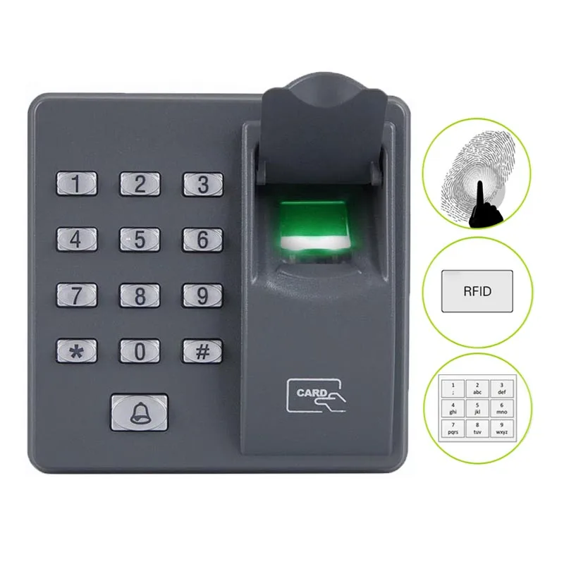 ZK X6 отпечатков пальцев и RFID считыватель система контроля допуска к двери