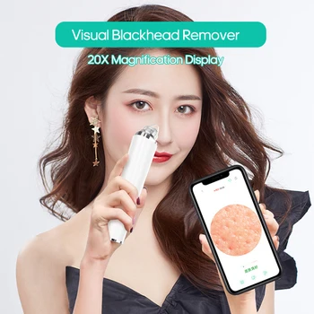 

Blackhead Remover Electric Pore Cleaner High Definition Led Display Beauty Device Facial Comedo Acne Extractor Tool Home Use
