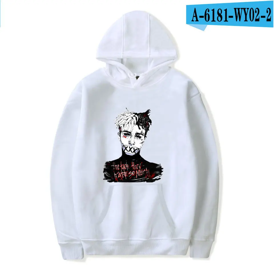 Youths/Модная уличная Мужская толстовка в стиле хип-хоп XXXtentacion, Женская толстовка, спортивные костюмы в стиле кэжуал, топы - Цвет: A-6181-WY02-2