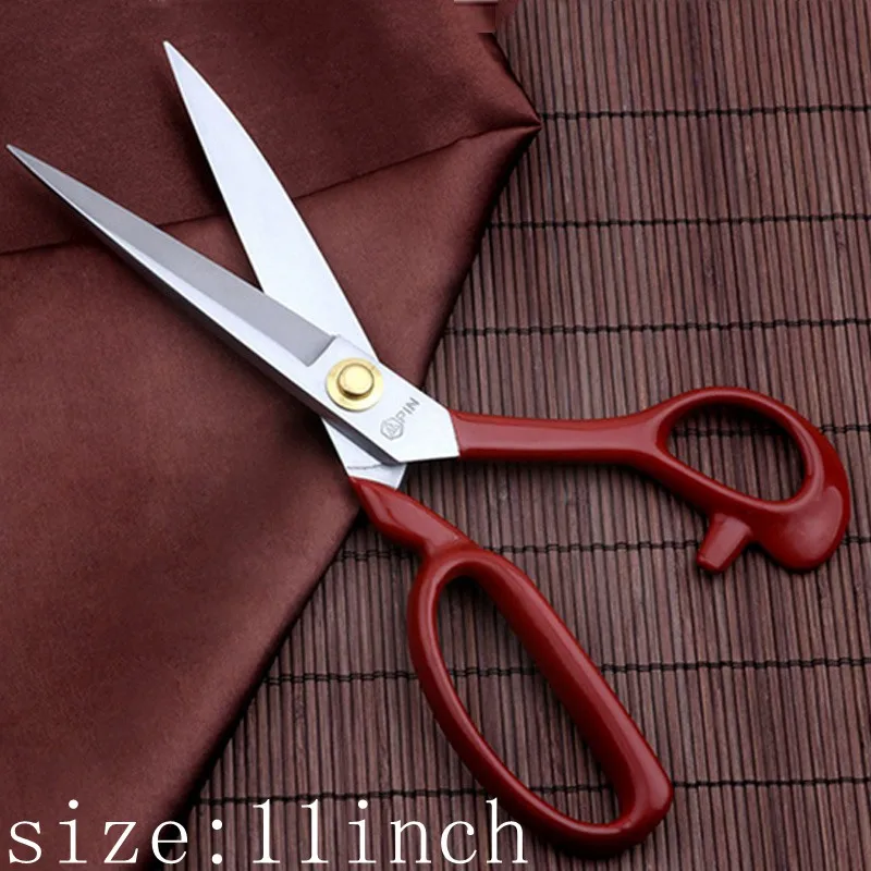 11 inch Портные ножницы для шитья Профессиональные ножницы для вышивания ножницы из нержавеющей стали ножницы для вышивания одежды - Цвет: 11 inch