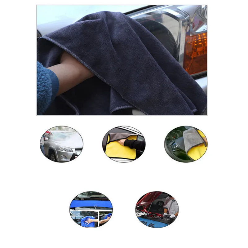 80X180cm thick microfiber cloth-cleaning towel, used for fine car finishes, interiors, chrome plating, kitchen (no scratches) 4