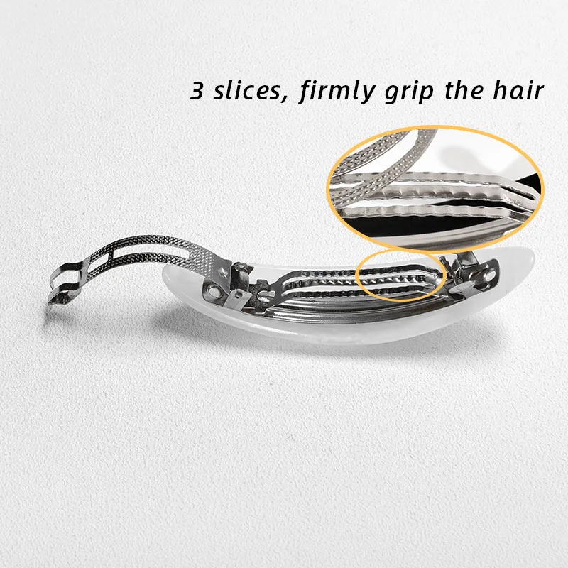 Elegant Matte Geometric Hair Clip Elegant Women Barrettes Hairpins Ponytail Holder Hairgrips Headwear Fashion Hair Accessories korean hair clips