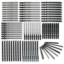 

80 Piece Jigsaw Blades Lengthened Saw Blade Combined Saw Blade Metal Fine Tooth Medium Tooth Saw Blade Curved Saw Blade
