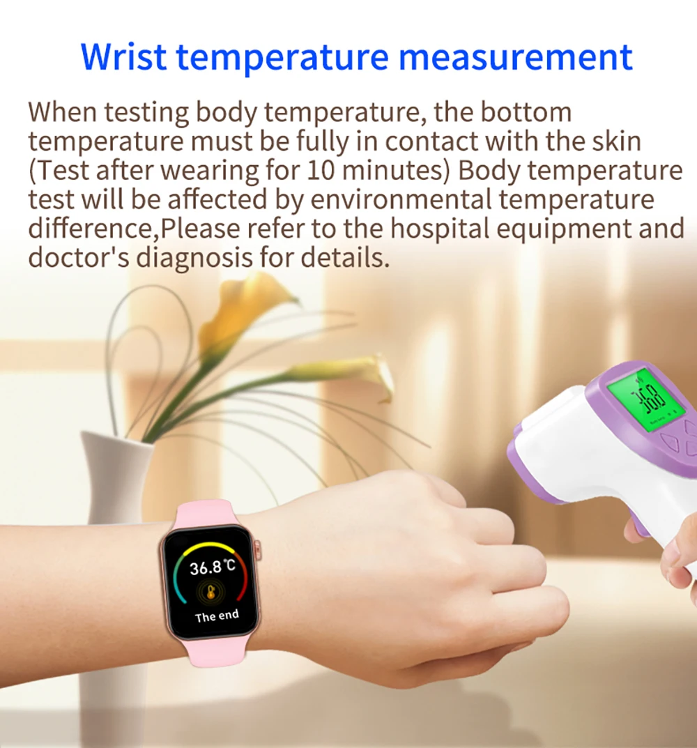 IWO T100 Plus Smart Watch Series 7 Heart Rate Monitor 2021 Smartwatch Men Women Fitness Tracker Bracelet For Android IOS Iphone