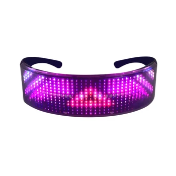 

LED Bluetooth Light-Emitting Glasses APP Mobile Phone Connection Control Dynamic Light-Emitting Multi-Language
