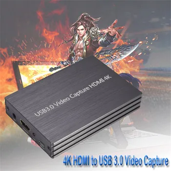 

Video Capture Converters 4K 1080P HDMI to USB 3.0 Video Capture Card PC Live Broadcast Game Recording Box