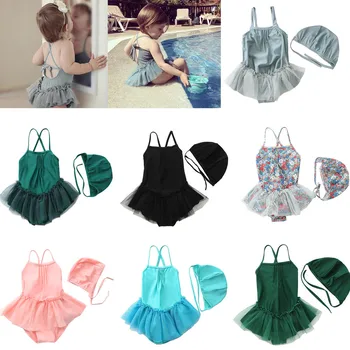 

Newborn Swimwear Baby One Piece Swimsuit for Babies UV Bathing Suit Girl Lace Skirted Children Swimming Suit Bikini Beach Wear