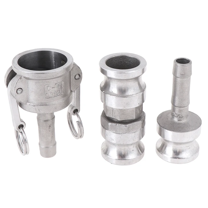 1 шт. 304 нержавеющая сталь Homebrew Camlock фитинг адаптер 1/" MPT FPT Barb
