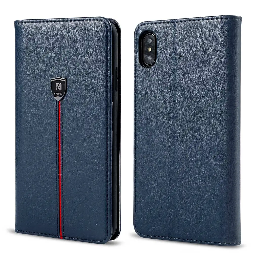 Blue NORTHFIRE ретро PU кожаный раскладной чехол для телефона сумка для iPhone 11 Pro Max XR X XS Max 7/8 Plus Чехол Держатель подставка 11Pro чехол - Цвет: Blue