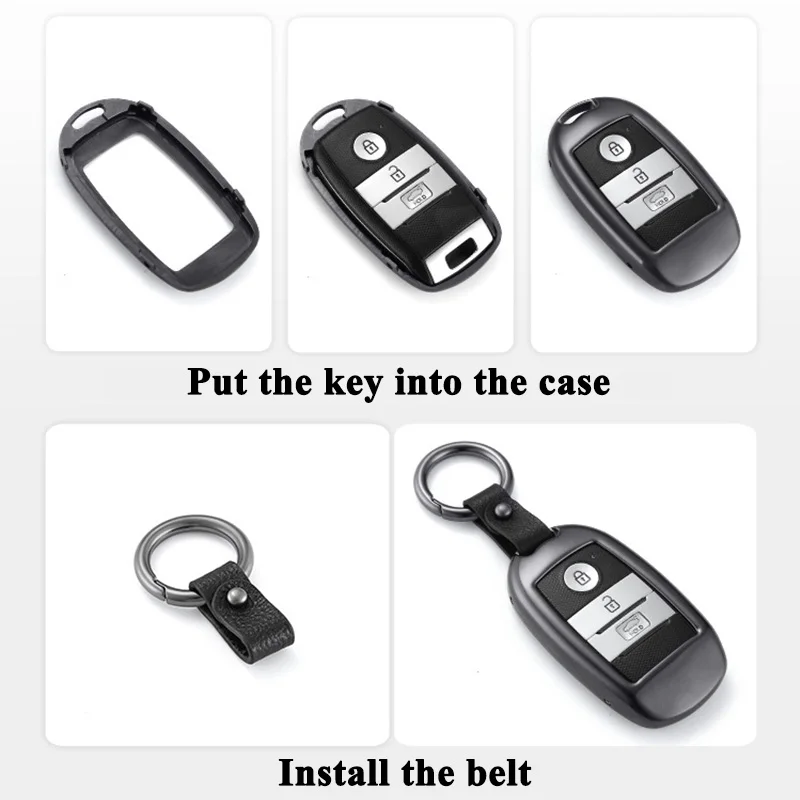 1 шт. SEEYULE чехол для автомобильного ключа из алюминиевого сплава корпус ключей