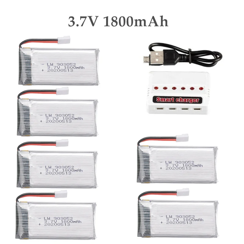 Зарядное устройство lipo для 6 аккумуляторов 3 7 в 1800 мАч KY601S SYMA X5 X5S X5C X5SC X5SH X5SW M18 H5P |